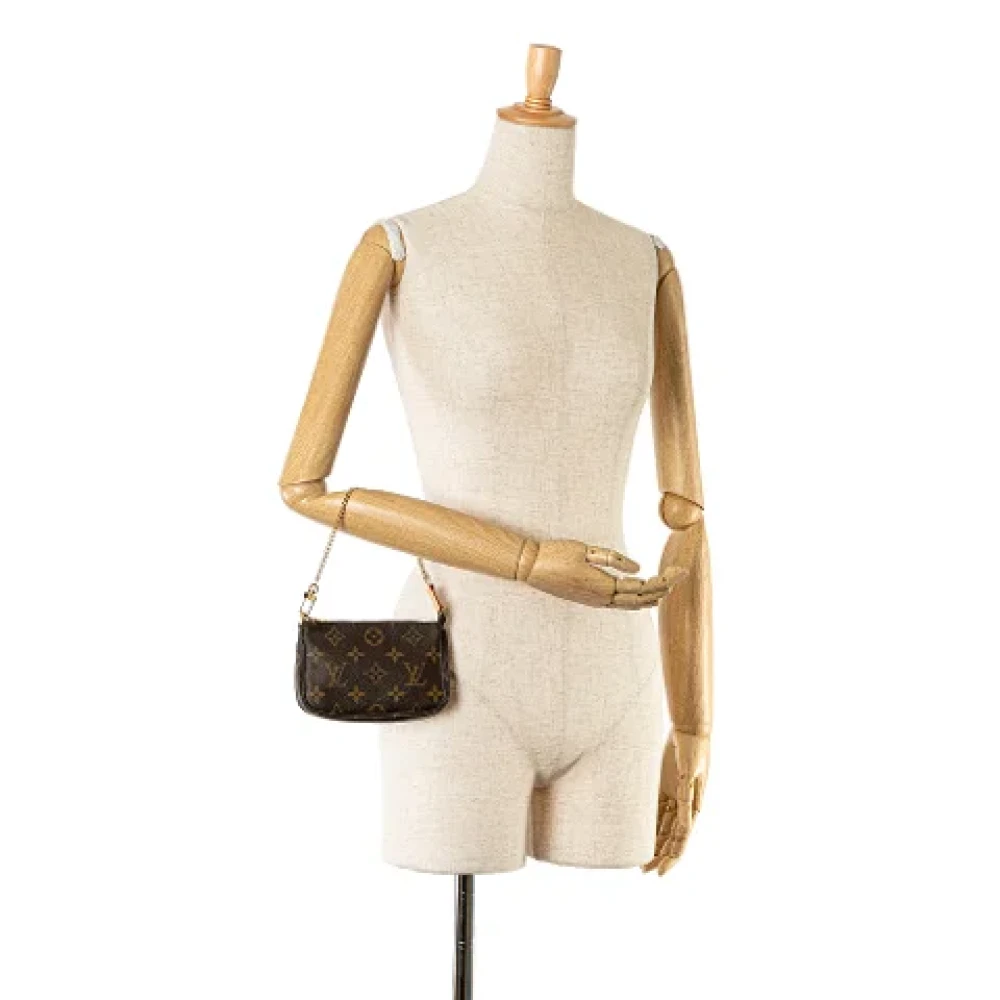 Louis Vuitton Vintage Pre-owned Canvas handbags Brown Dames