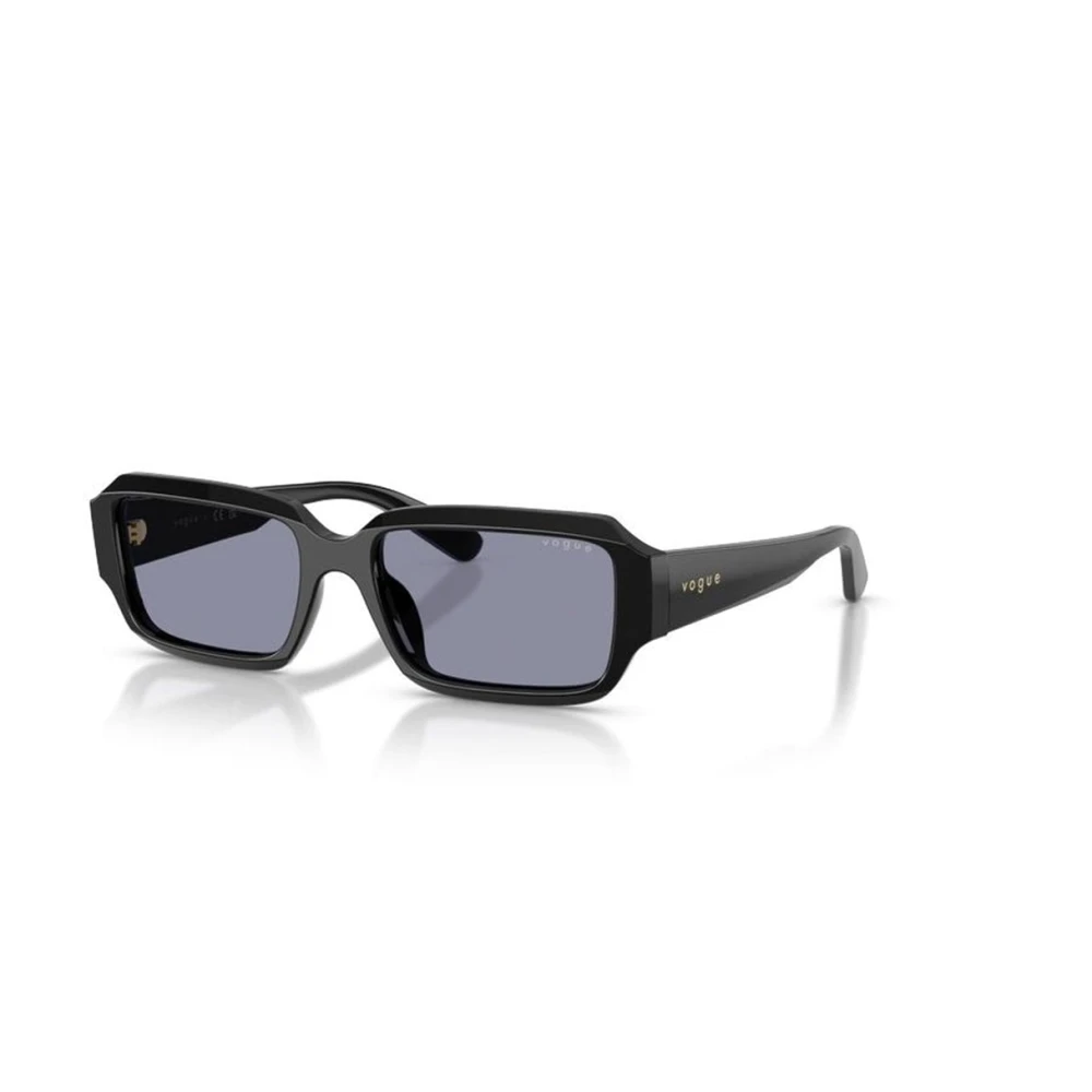 Vogue Eyewear Black/Grey Vo5693su W44/1 Woman Sunglasses Acetate Squared Normal - Image 3