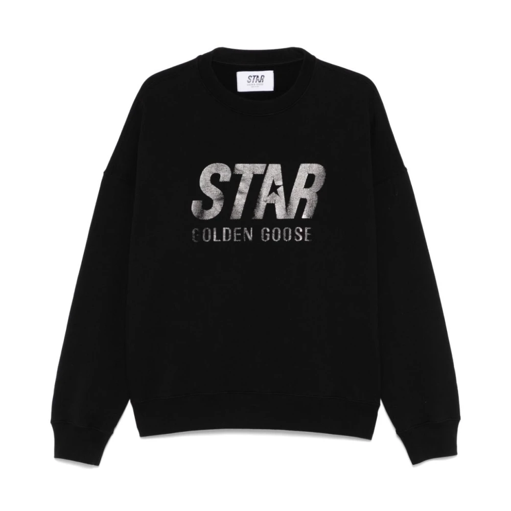 Golden Goose Sweatshirt met sterrenprint Black Dames