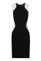 mouwteloze-zwarte-viscose-sheath-jurk