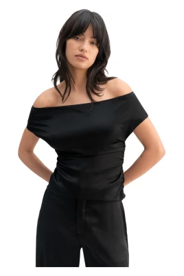 Nola satin topp