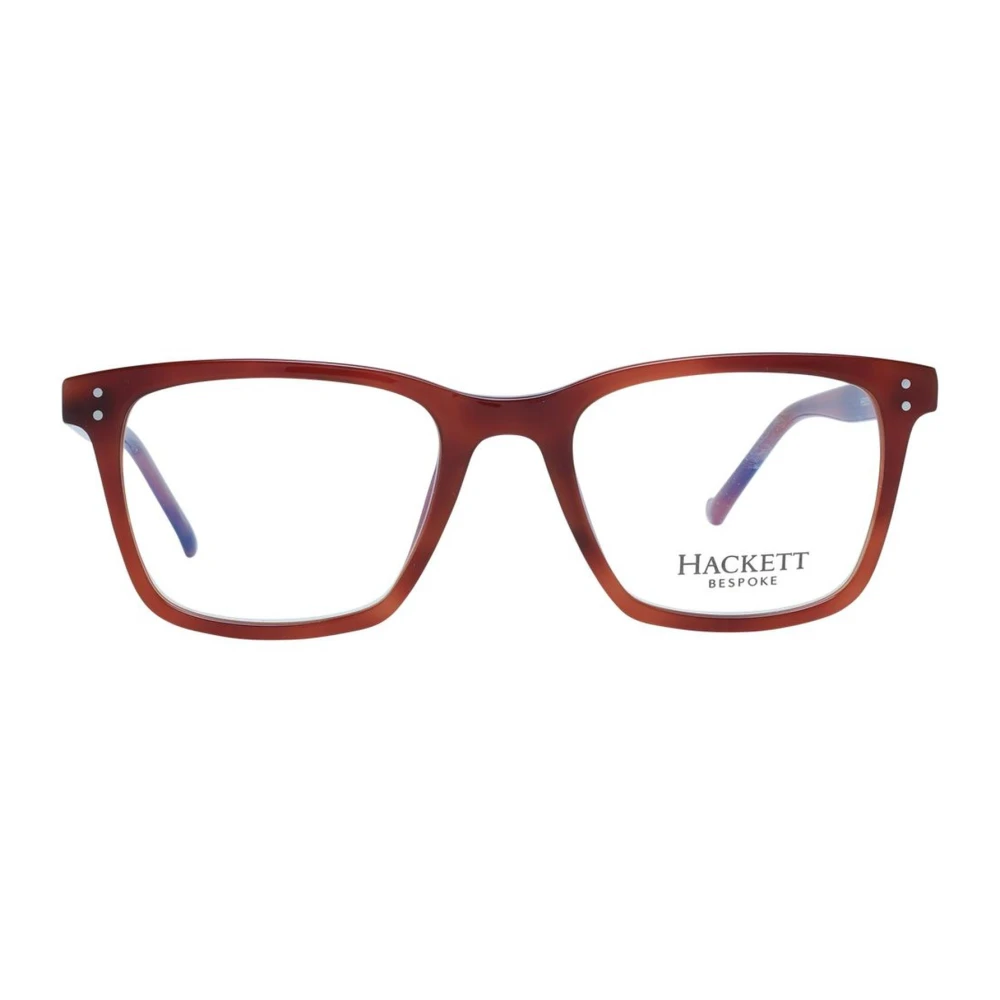 Hackett Rechthoekige Blauwfilter Optische Monturen Brown Heren