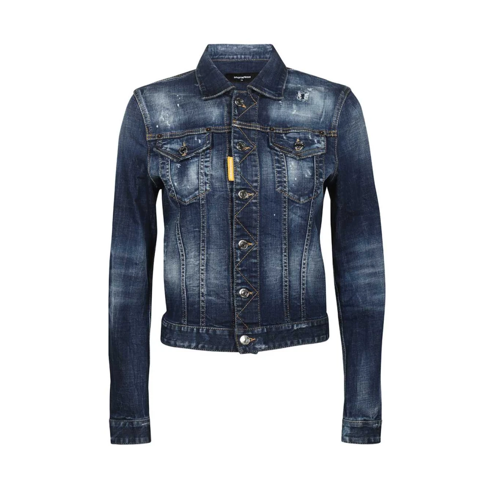 Jackets > Denim Jackets - - Dsquared2 - Modalova