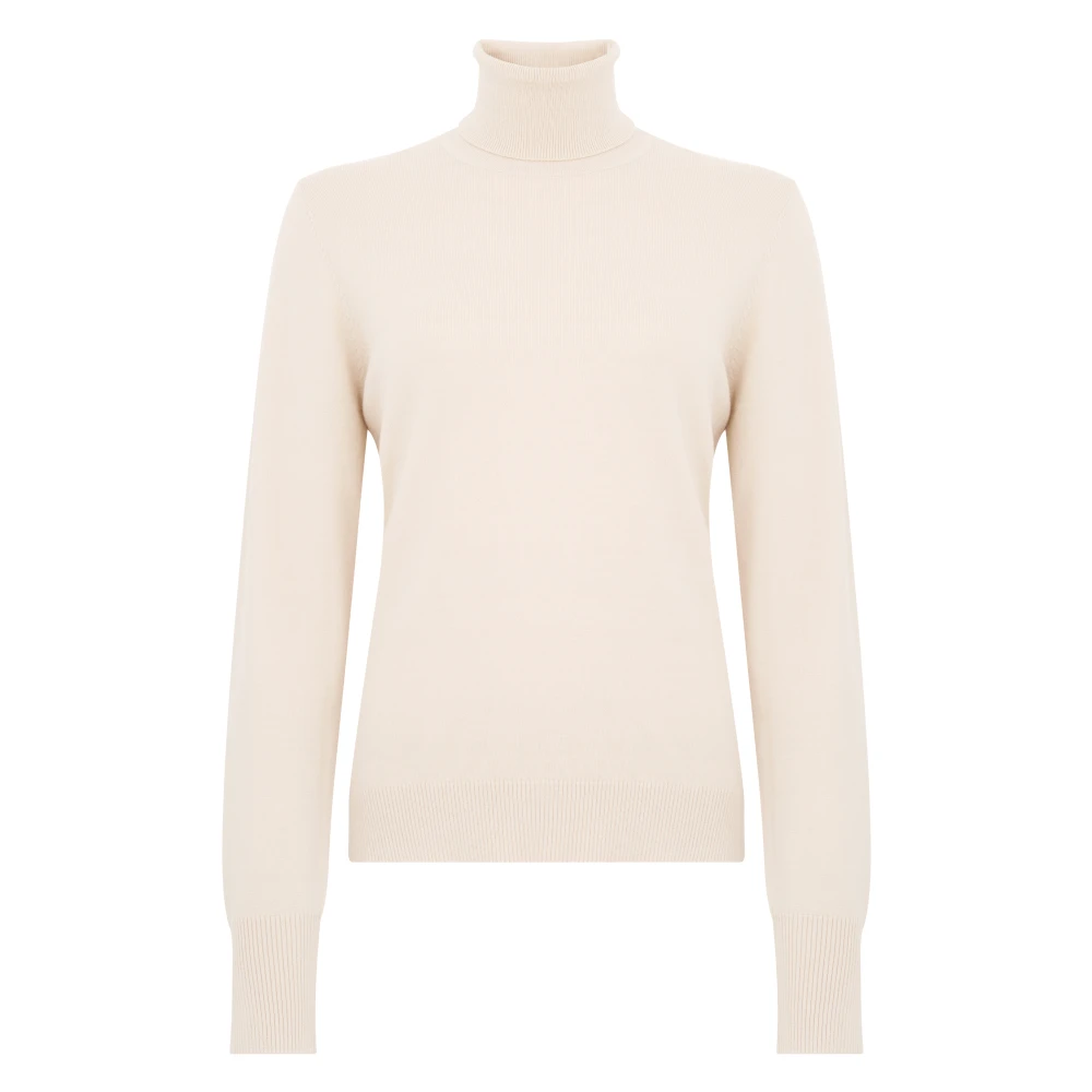 Seventy Hoge hals Off-white Sweater Vrouwen Beige Dames