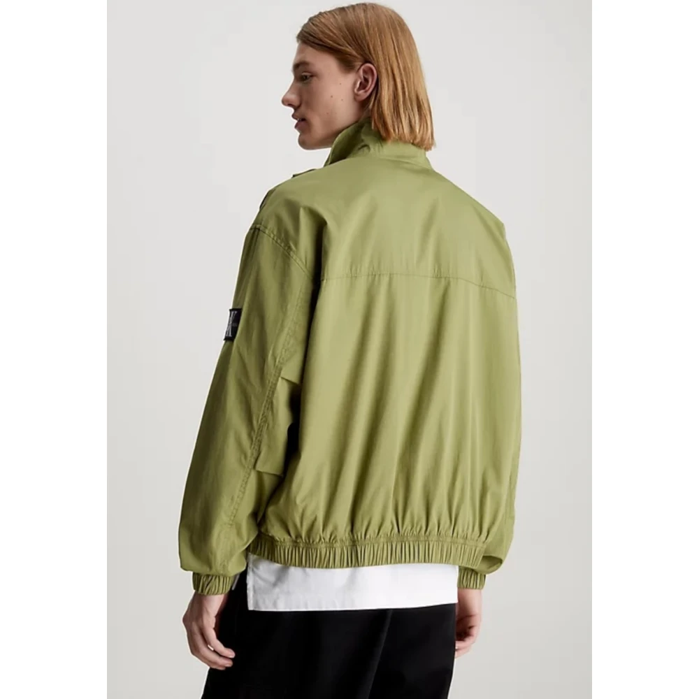 Calvin Klein Jeans Donker Juniper Casual Utility Jas Green Heren