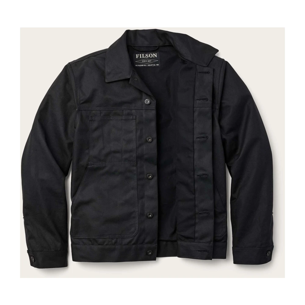 Filson Waterbestendige Cruiser Jas Black Heren