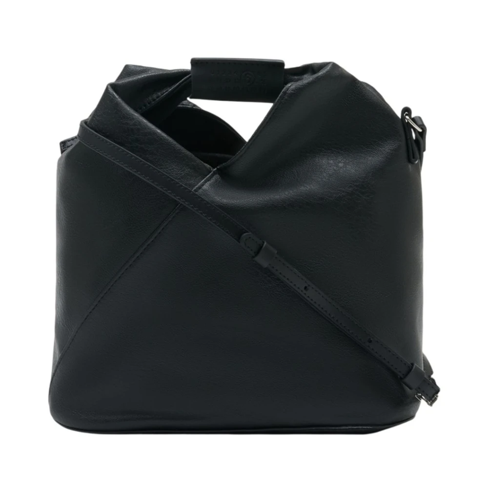 Mm6 Maison Margiela Women's Black Japanese Crossbody Bag Eco Leather - Image 4