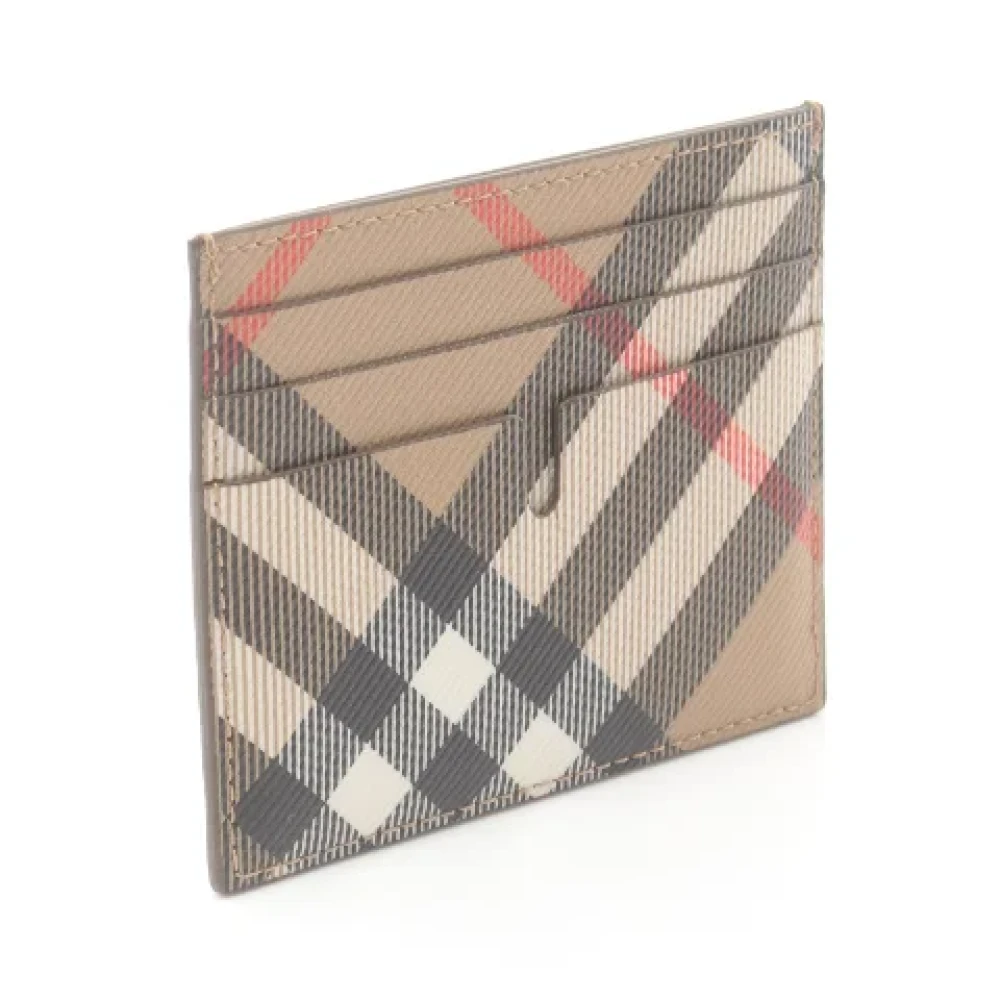 Burberry Vintage Pre-owned Canvas wallets Beige Dames