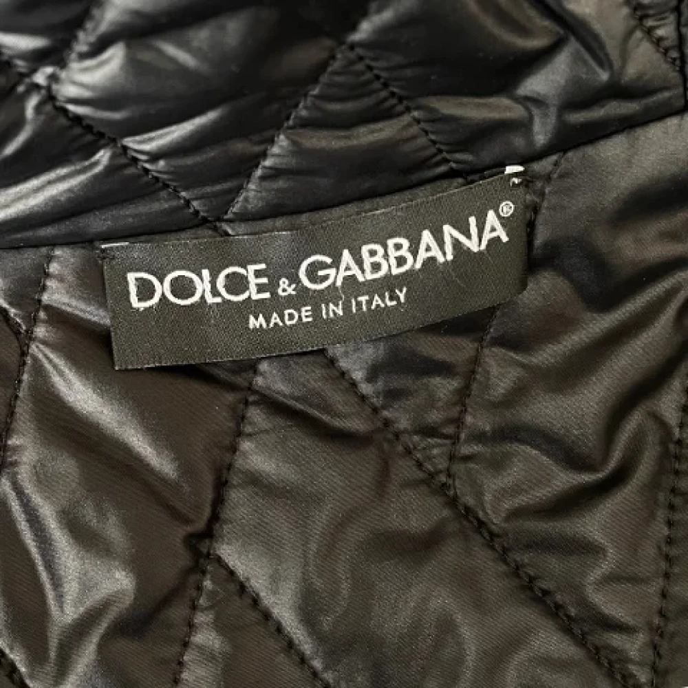 Dolce & Gabbana Pre-owned Fabric outerwear Gray Dames