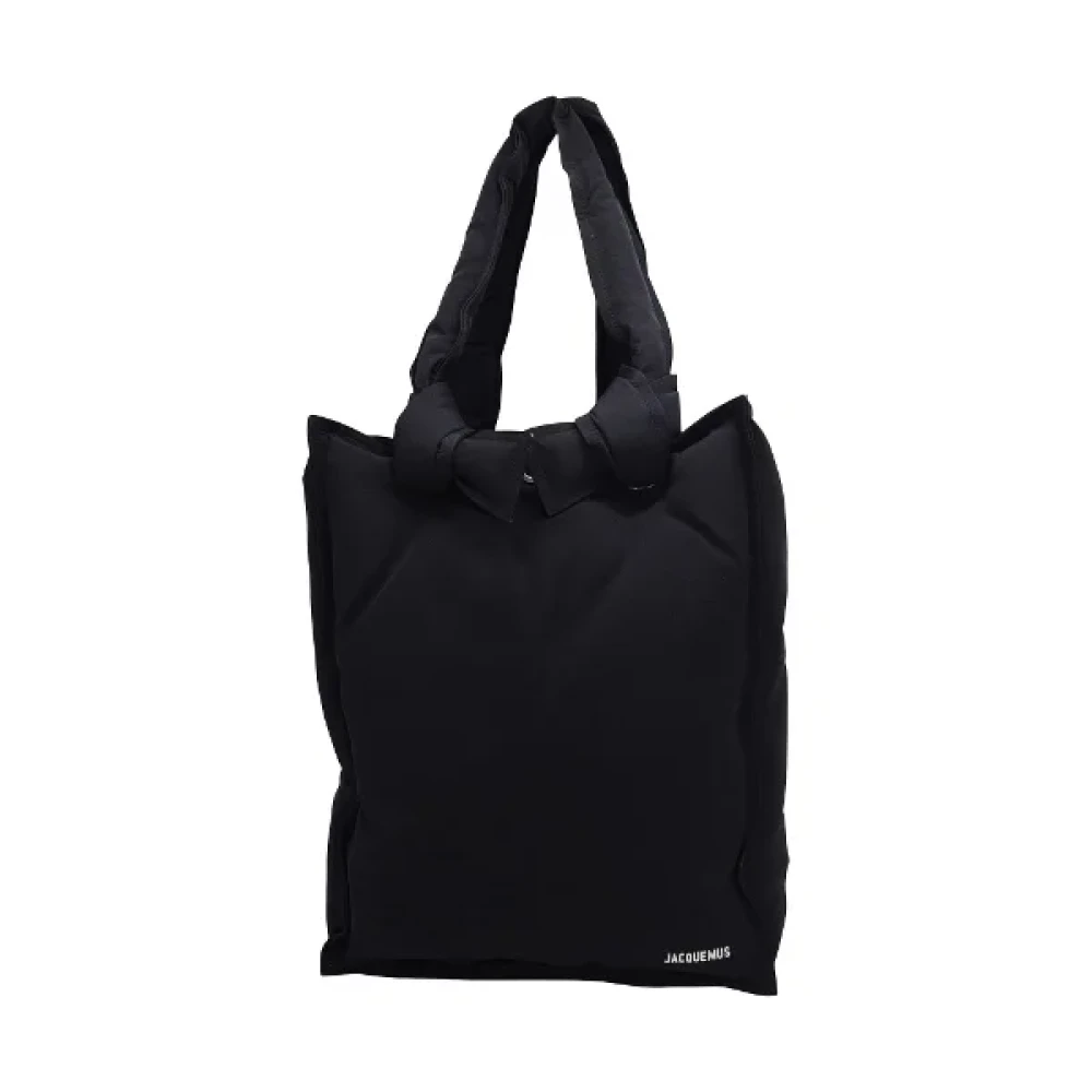 Jacquemus Pre-owned Fabric shoulder-bags Black Dames