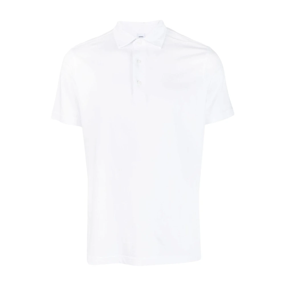 Aspesi Wit Poloshirt White Heren