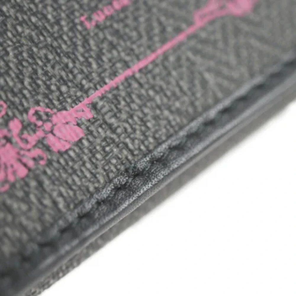 Bvlgari Vintage Pre-owned Leather wallets Black Dames