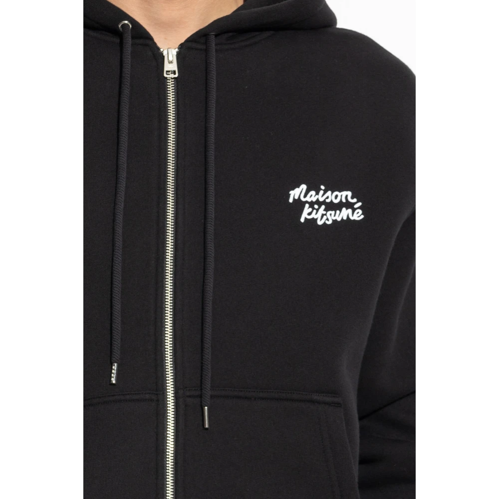 Maison Kitsuné Ritshoodie Black Heren