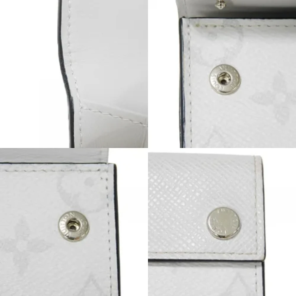 Louis Vuitton Vintage Pre-owned Canvas wallets White Dames