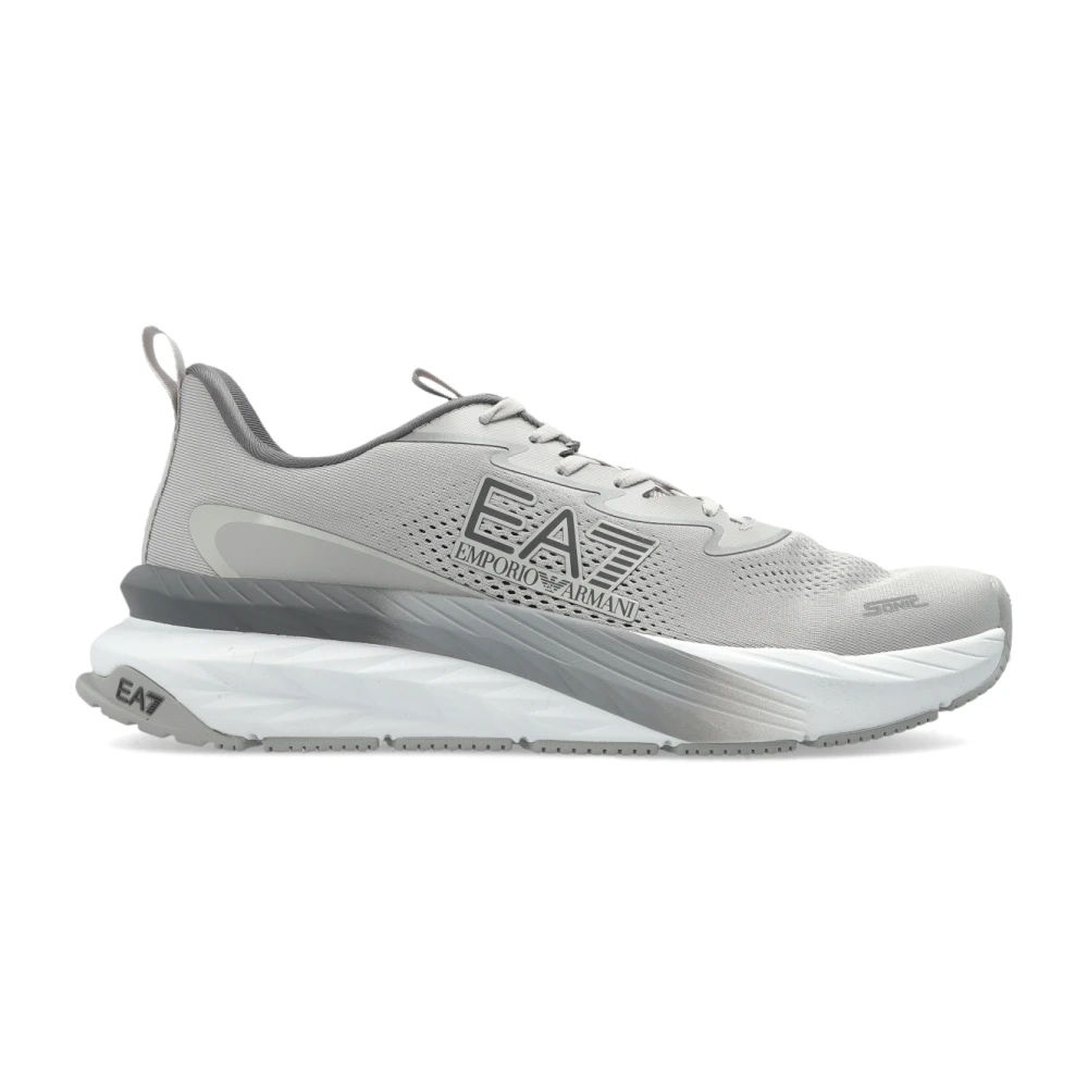 Emporio Armani Ea7 Homme Gris Chaussures, Taille: 43 Eu Baskets Basses