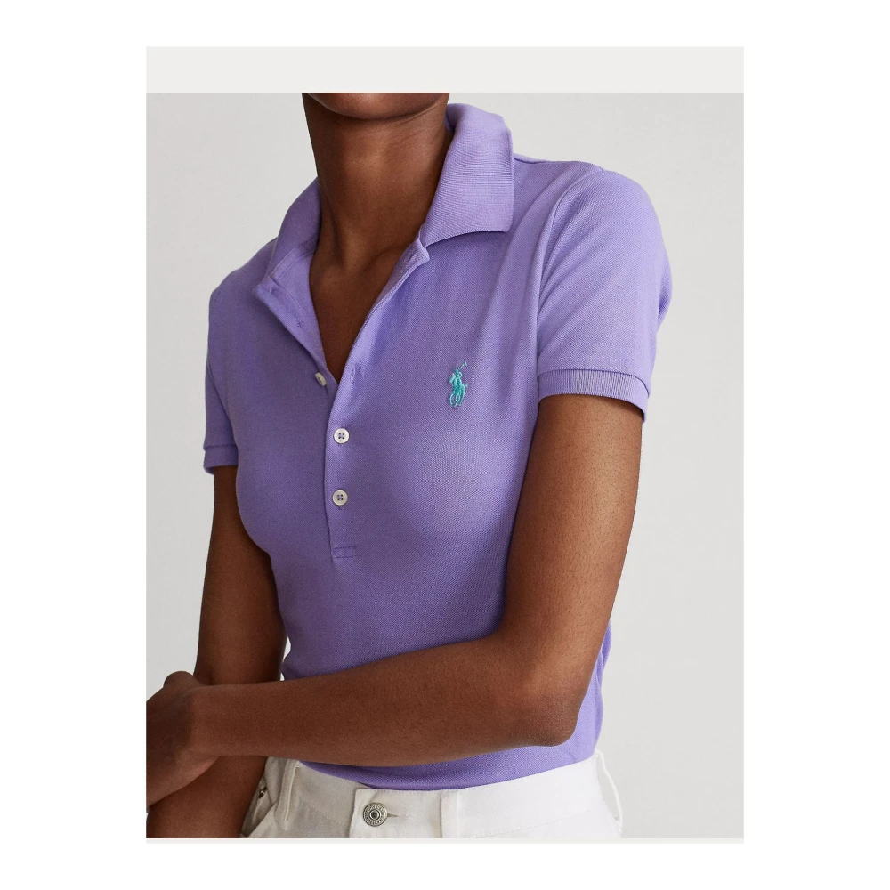Polo Ralph Lauren Polo Shirts Purple Dames