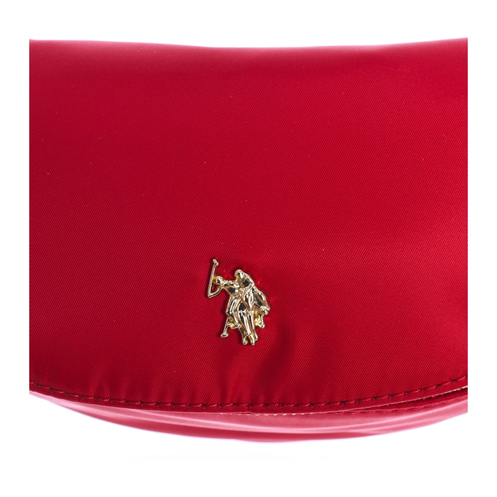 U.s. Polo Assn. Synthetische Schoudertas met Ritssluiting Red Dames
