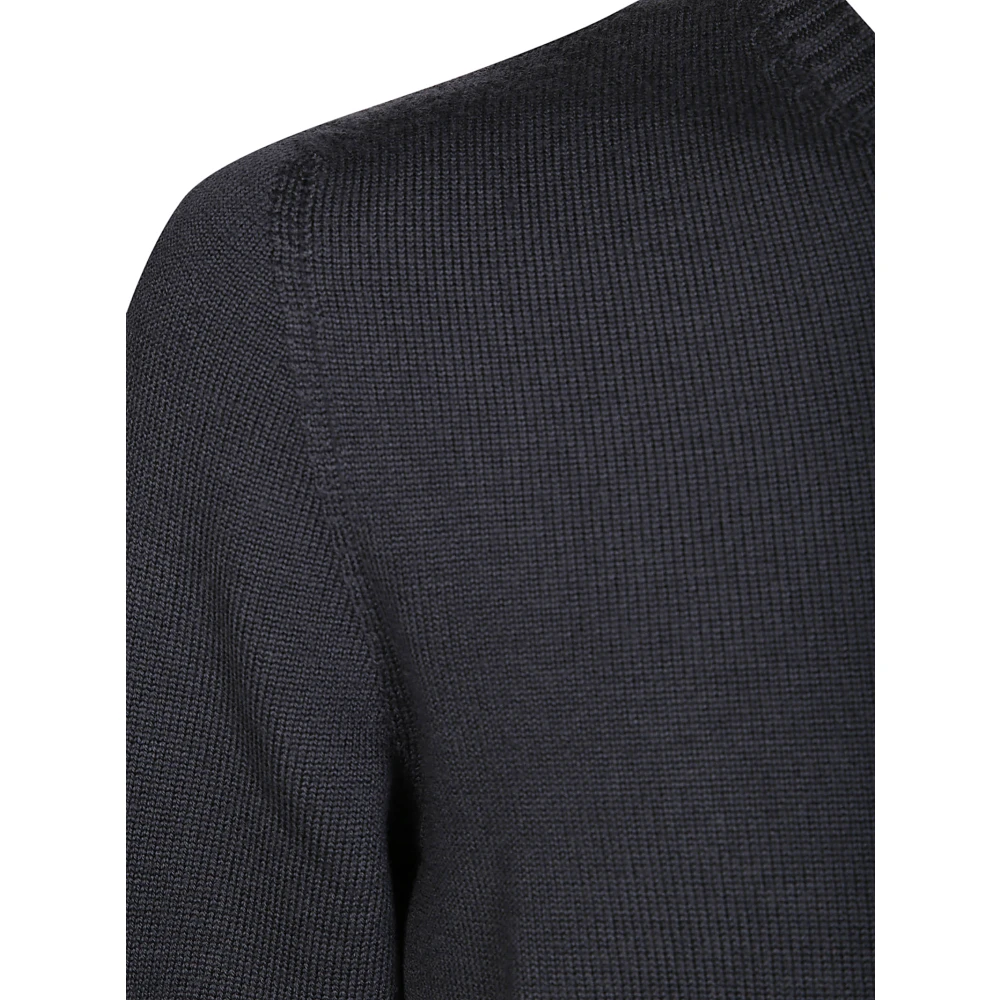 Drumohr Merino Crew Neck Sweater Gray Heren