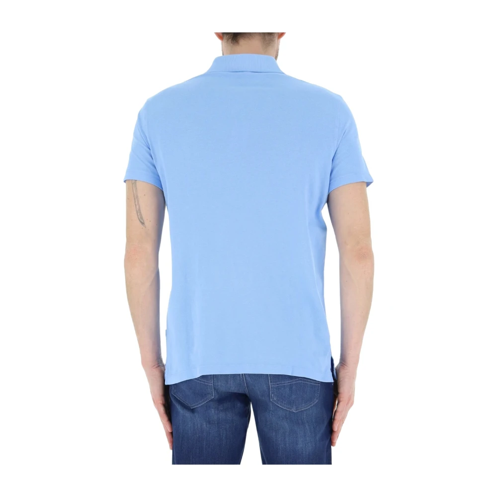 Armani Exchange Klassieke Polo Shirt Blue Heren