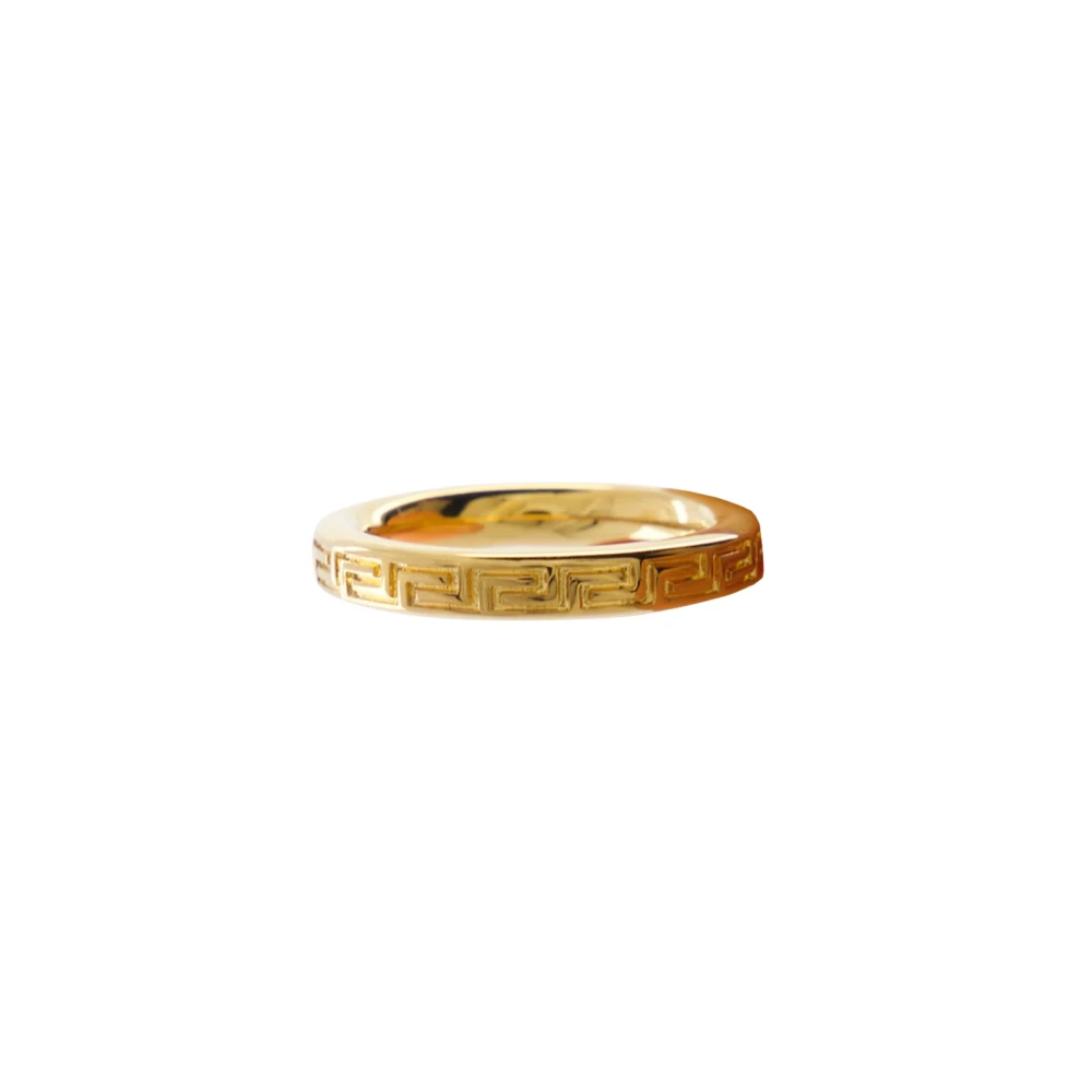 Versace Unisex Gul Accessoarer 62 Mm, Greca Ring