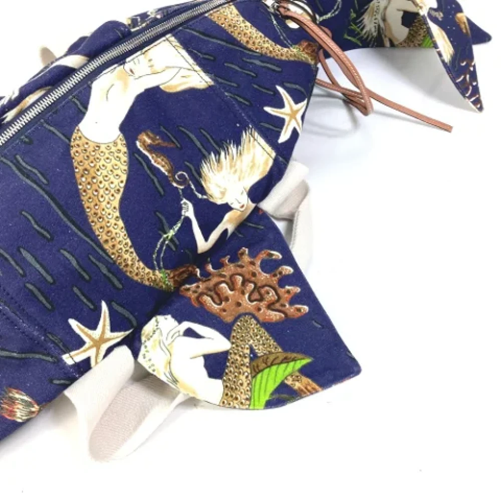 Loewe Pre-owned Fabric travel-bags Blue Dames