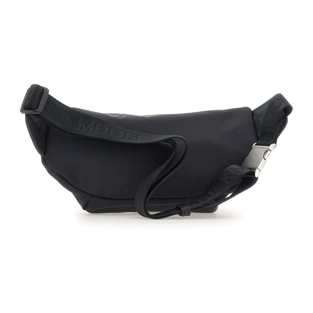 Moose Knuckles Zwarte Logo Hip Pouch Heuptas Black Heren