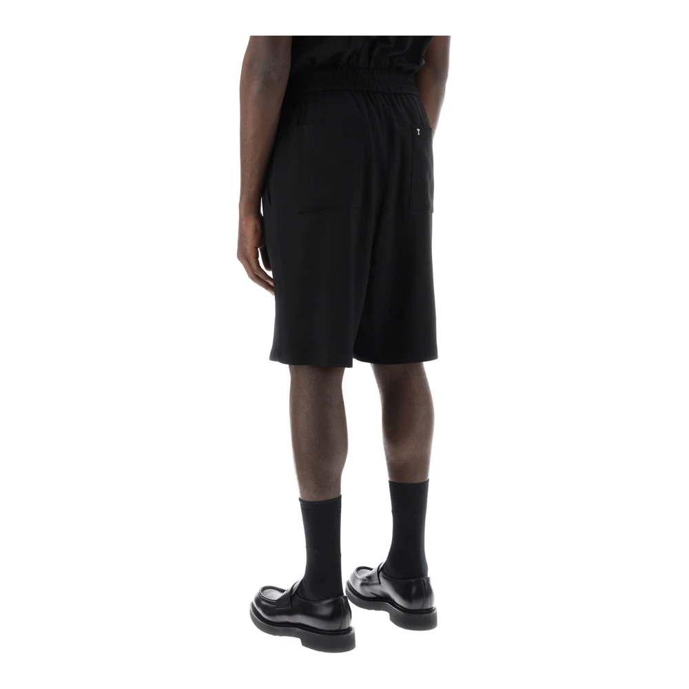Ami Paris Casual Shorts Black Heren
