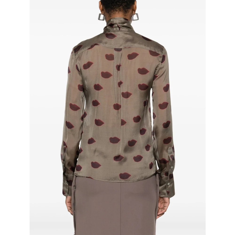 Stella Mccartney Gedrukte Blouse Gray Dames