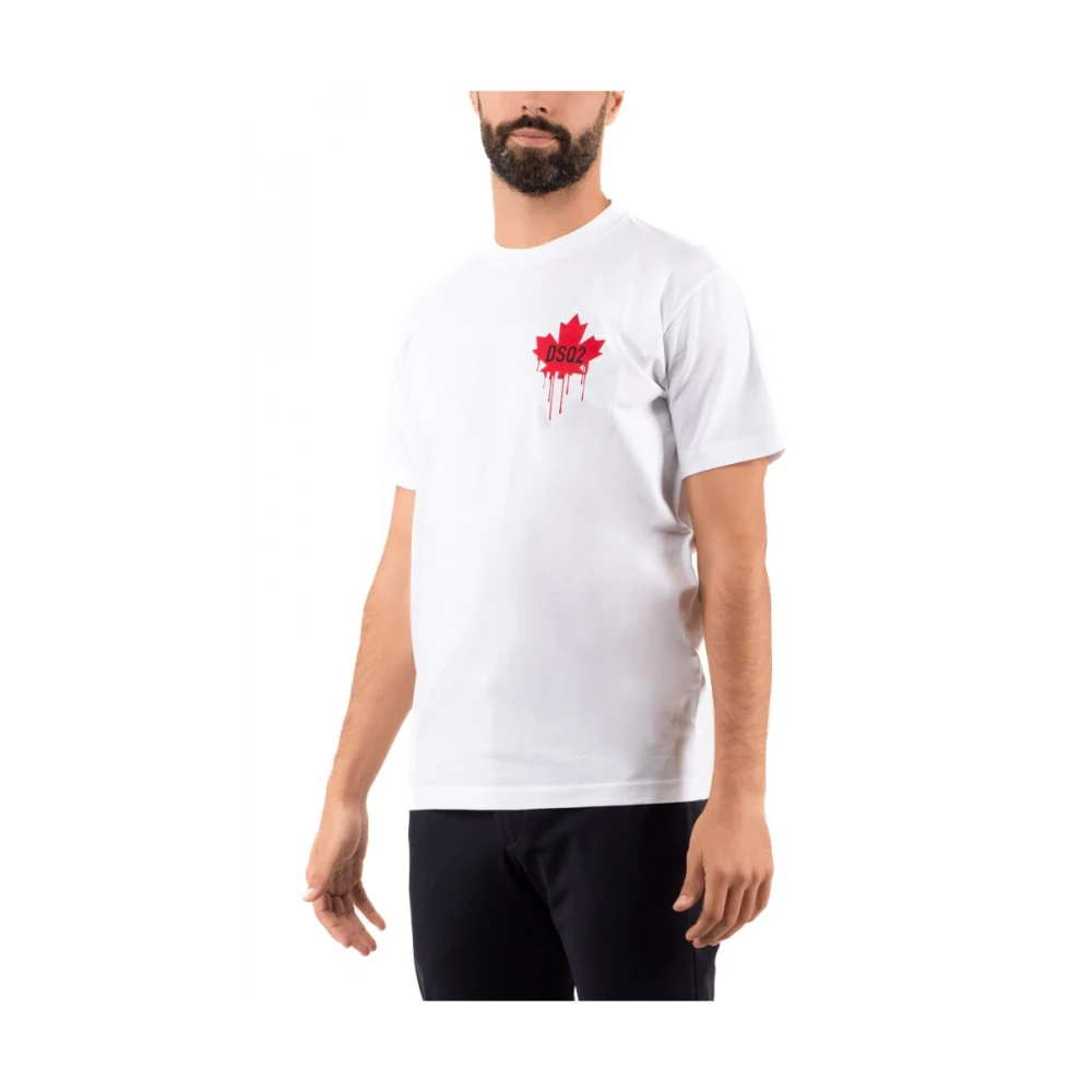 Dsquared2 Heren T-shirt White Heren