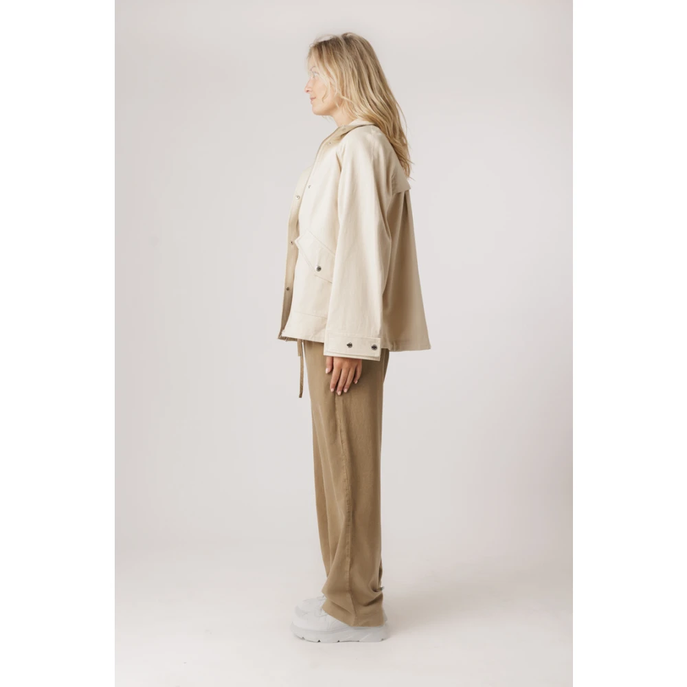 Samsøe Denim Jacket Solitary Star Beige Dames