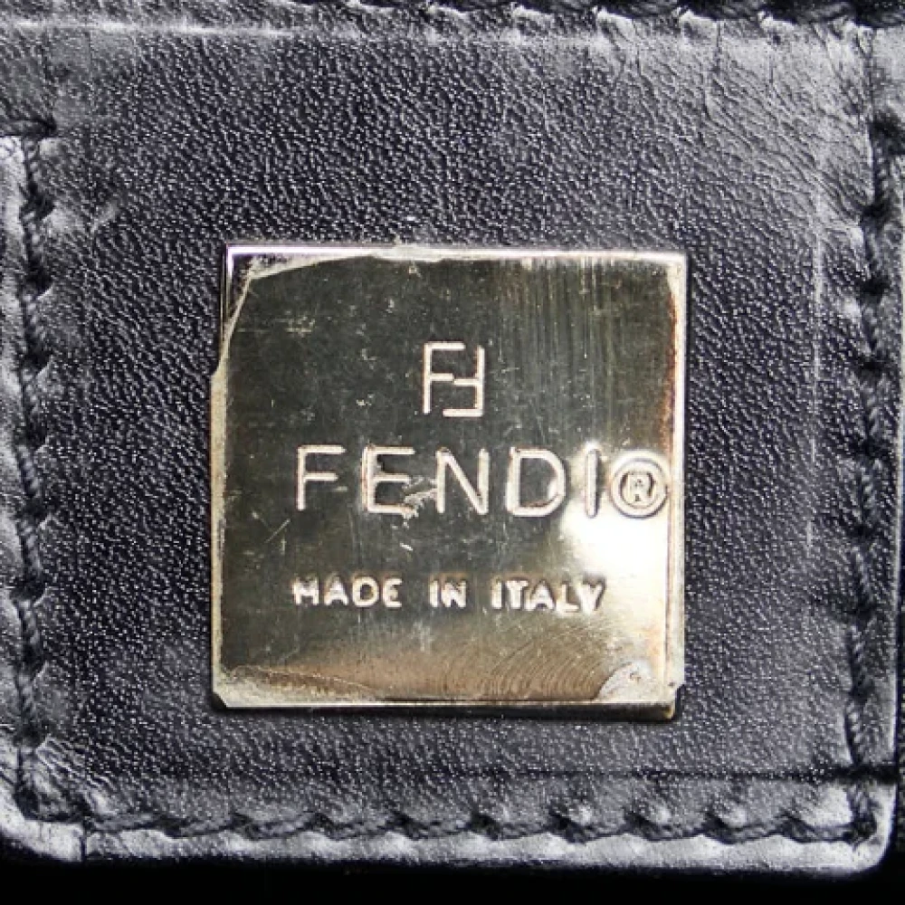 Fendi Vintage Pre-owned Leather handbags Black Dames
