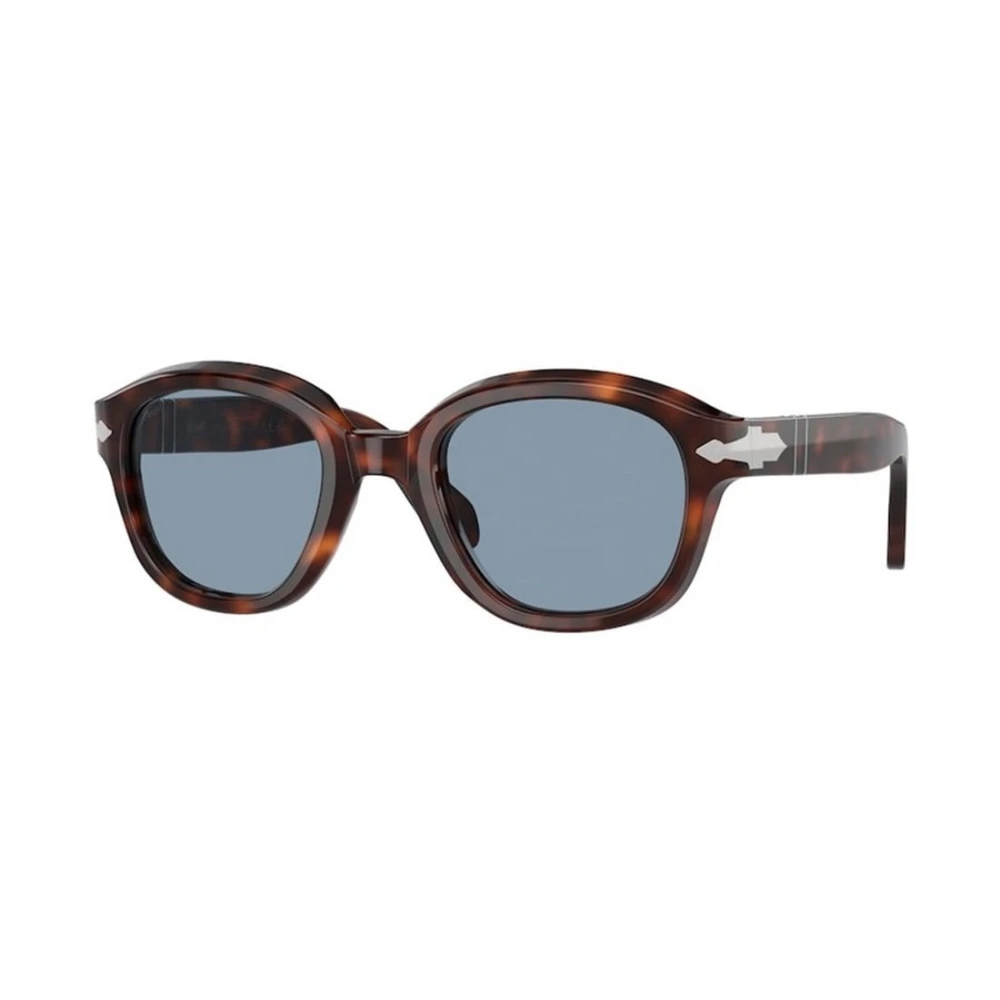 Persol Woman Sunglass PO0060S - Frame color: Havana, Lens color: Blue - Image 5