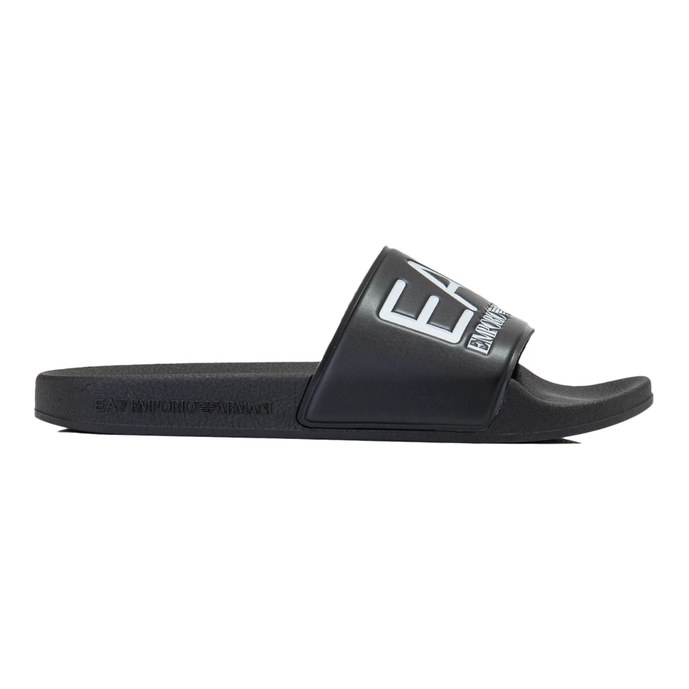 Emporio Armani Ea7 Vrouw Zwart Schoenen Dames, 37 Eu, Unisex Slides Xcp 001-Xcc 22-00002