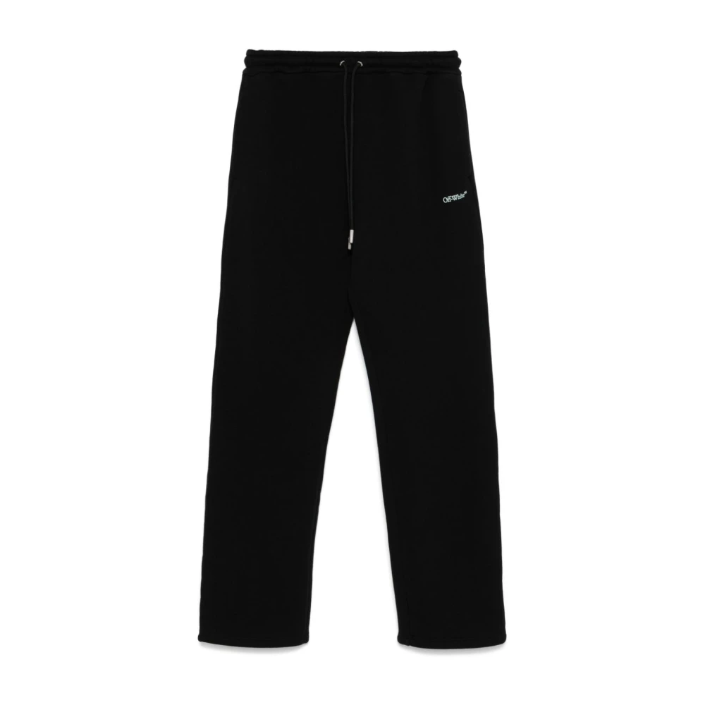 Off White Zwarte Logo Broek en T-shirt Set Black Heren