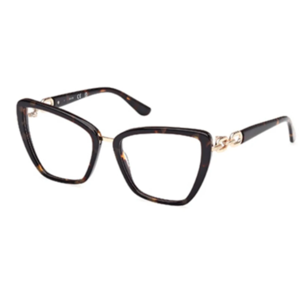 Guess Stijlvolle Brilmonturen in Bruin Schildpad Black Dames