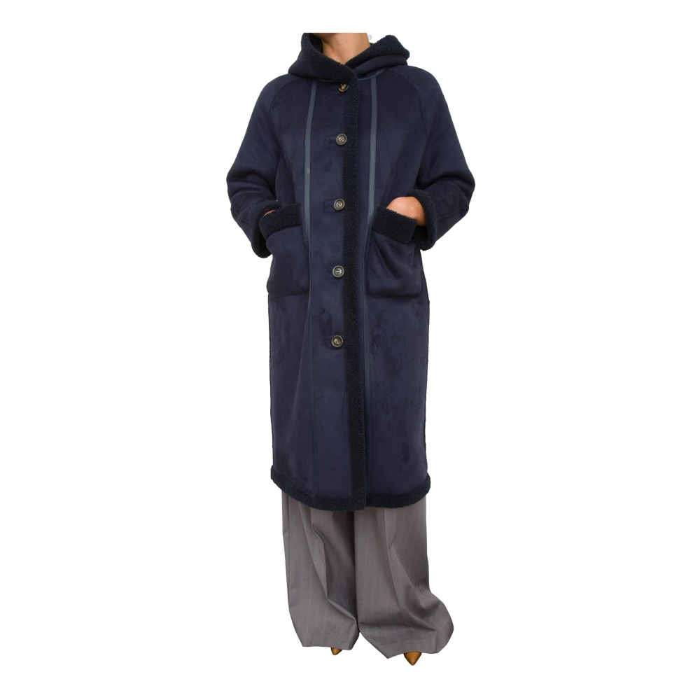 Marella Blauwe Stijlvolle Aspet Pellic Capospal Blue Dames