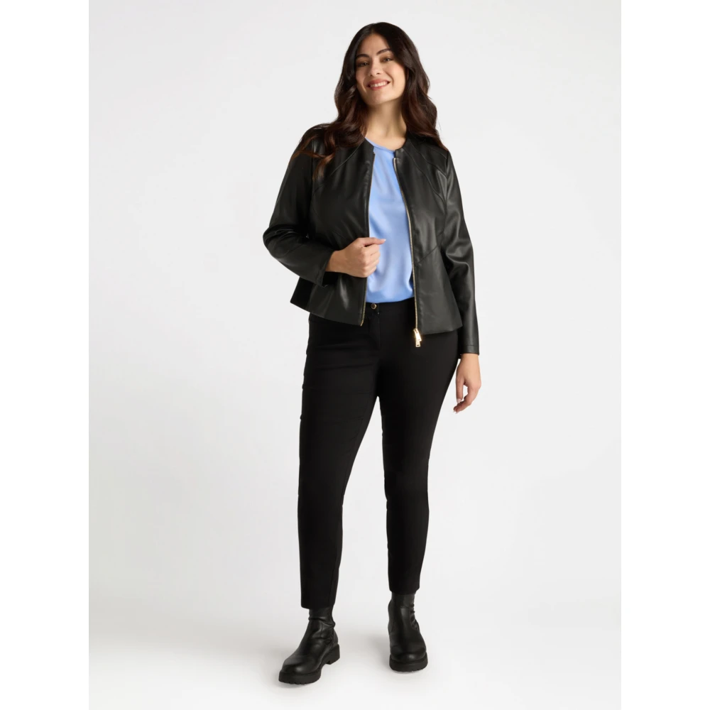 Fiorella Rubino Satijnen blouse Blue Dames