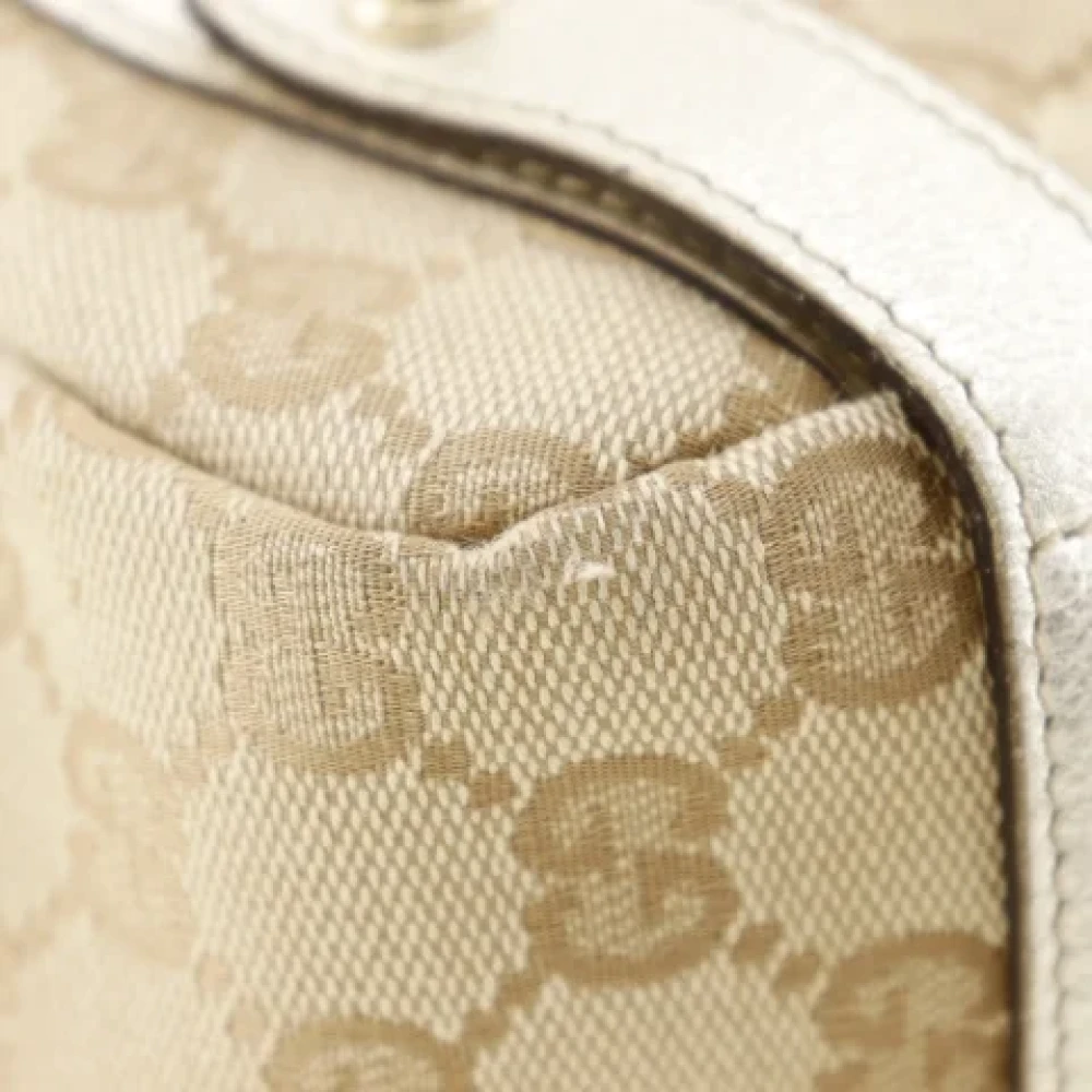 Gucci Vintage Pre-owned Canvas handbags Beige Dames