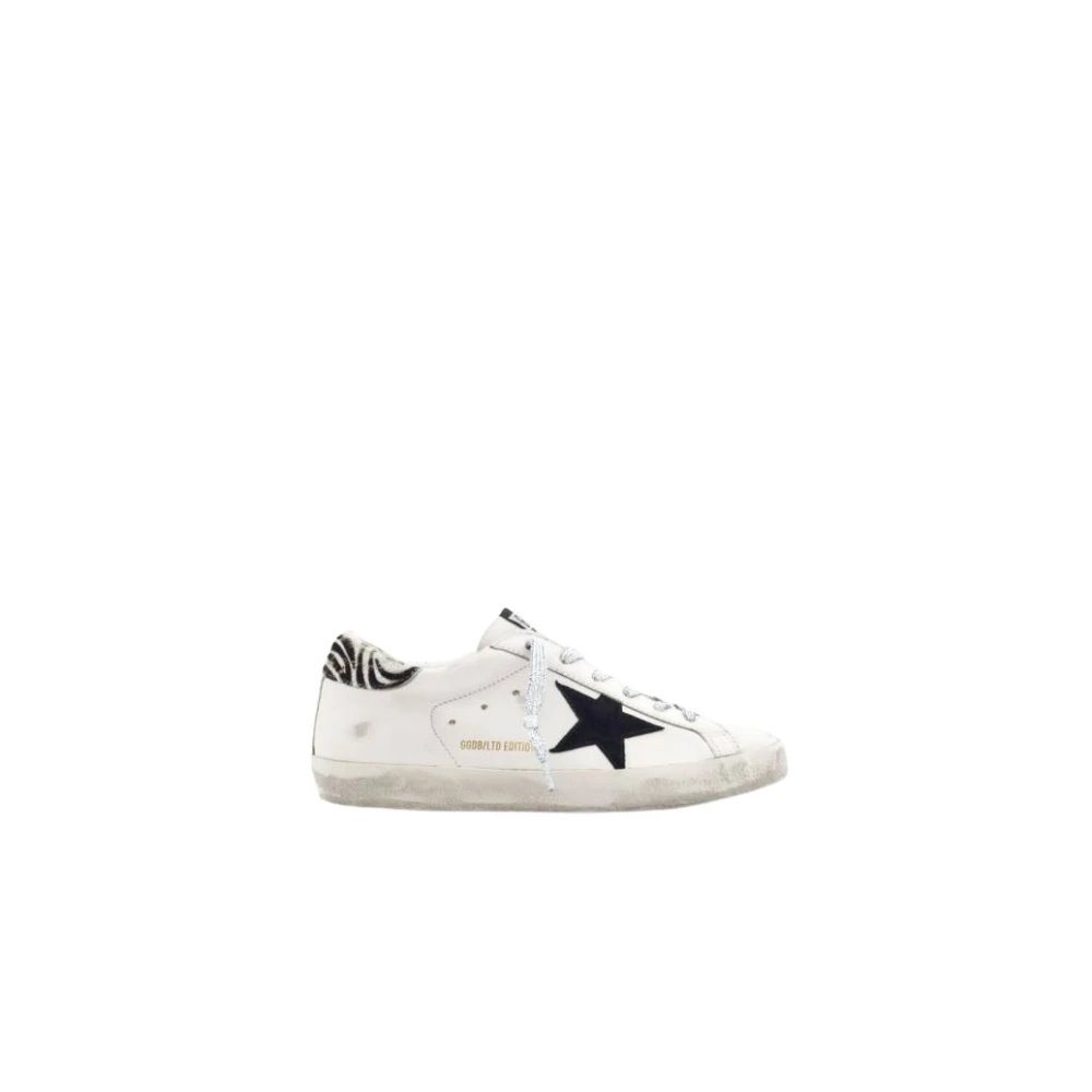 Golden Goose Zebra Print Leren Sneakers Dames Schoenen Wit
