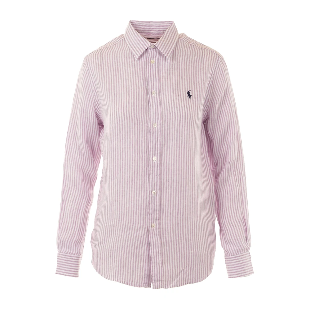 Polo Ralph Lauren Donna Viola Camicette M, New,
