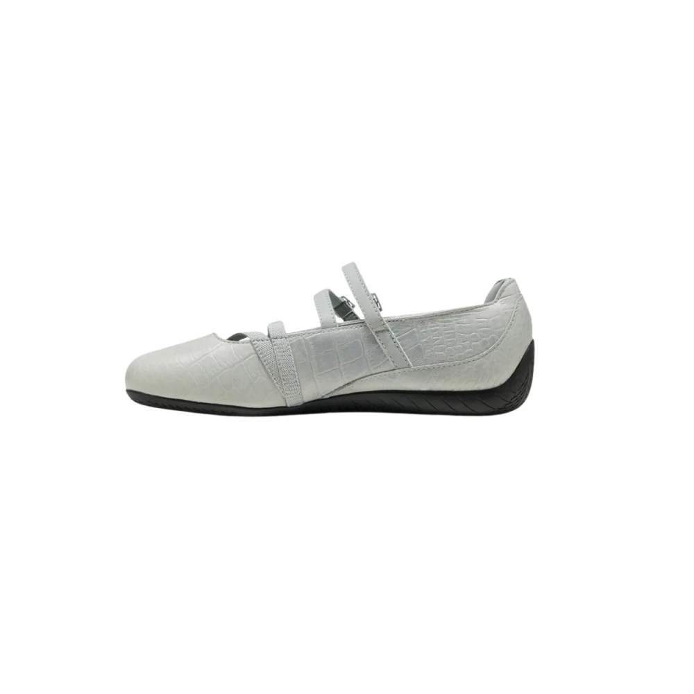 Puma White/Gray Sneakers Speedcat Ballet Croc /Vapor - Image 4