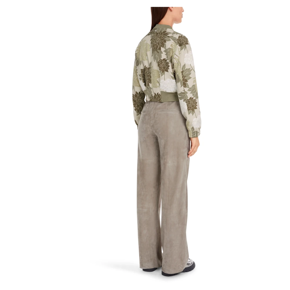 Marc Cain Bloemen Blouson Jas Multicolor Dames