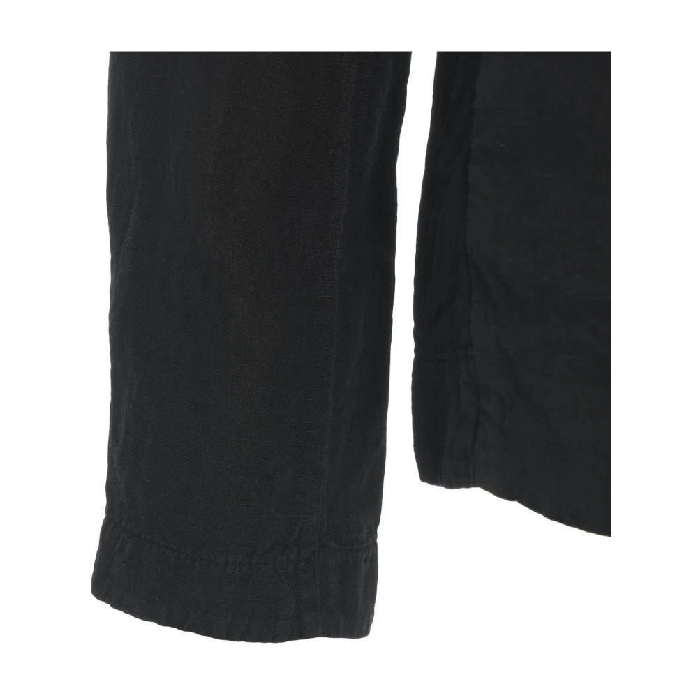 Transit Zwarte Linnen Blazer voor Mannen Black Heren