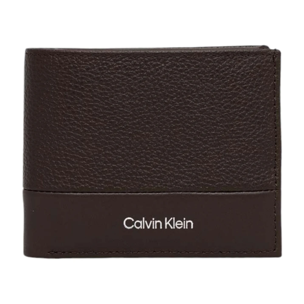 Calvin Klein Heren Portemonnee Herfst Winter Collectie Leer Brown Heren