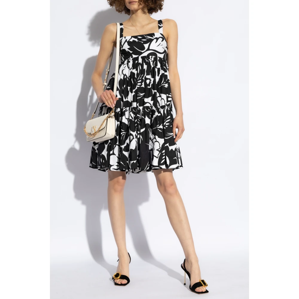 Kate Spade Jurk met bloemmotief Black Dames
