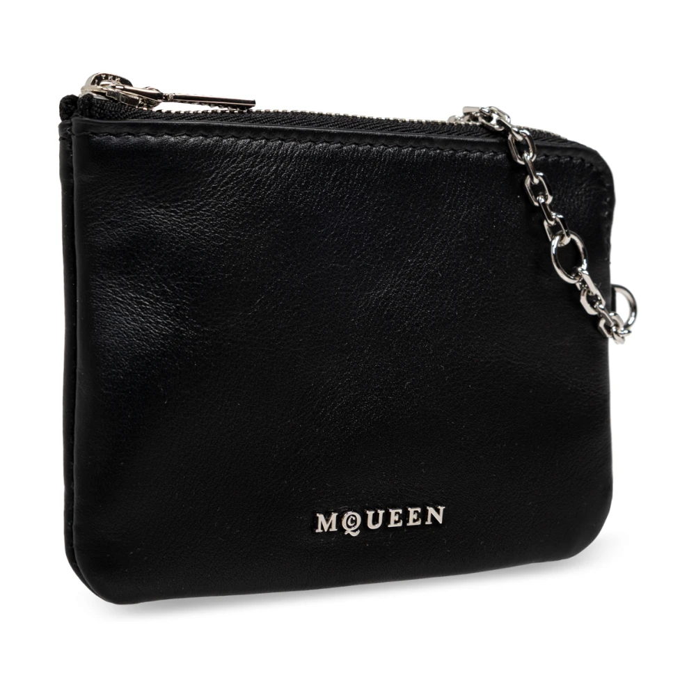 alexander mcqueen Leren etui Black Dames