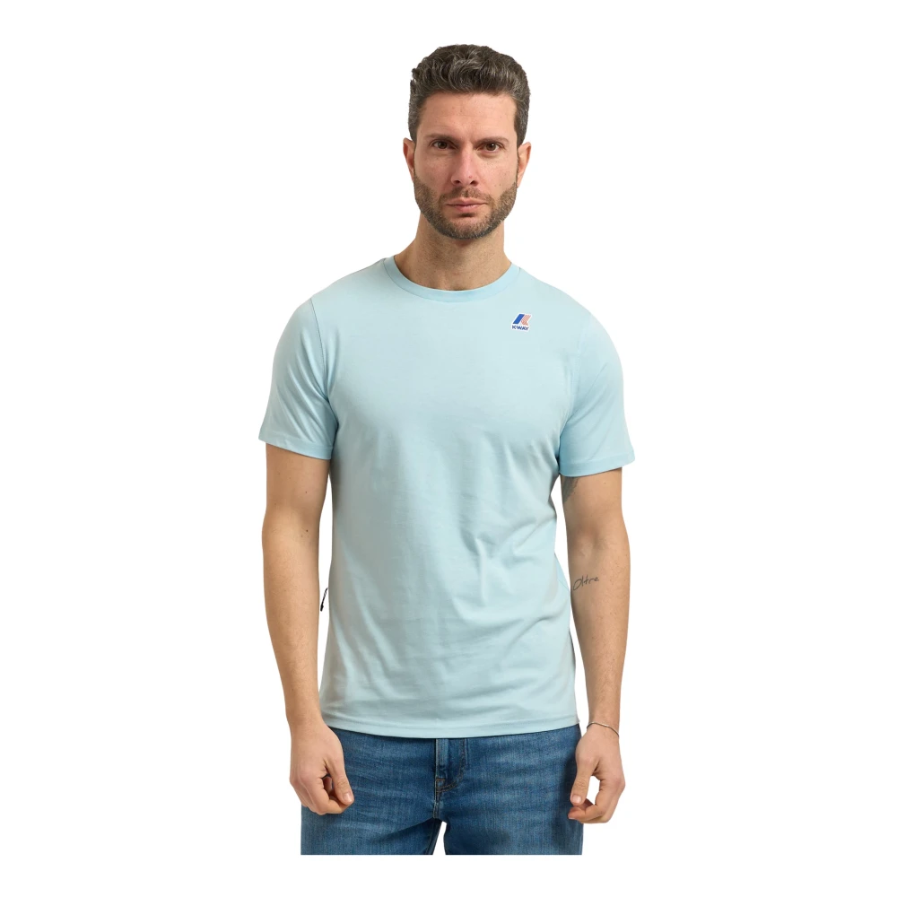 K-Way Hombre Azul Camisetas, Talla: S