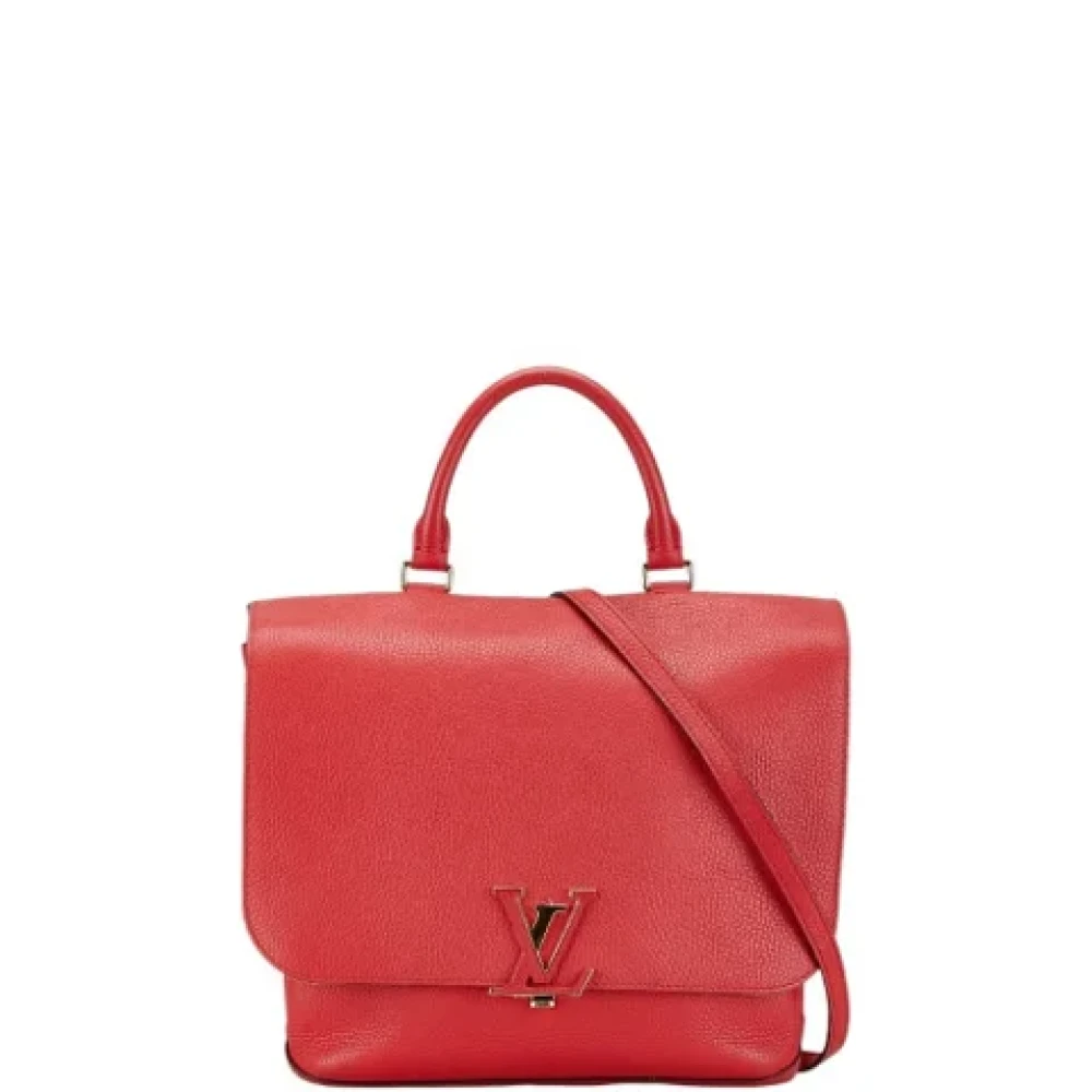 Louis Vuitton Vintage Pre-owned Leather handbags Pink Dames