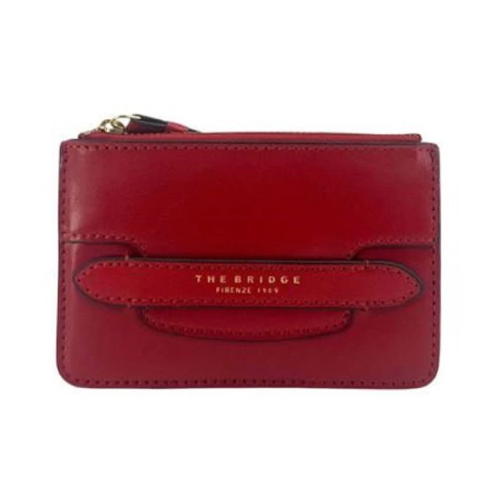 The Bridge Women's Red Wallets & Cardholders, One Size, Classic Wallet With Zipper Closure