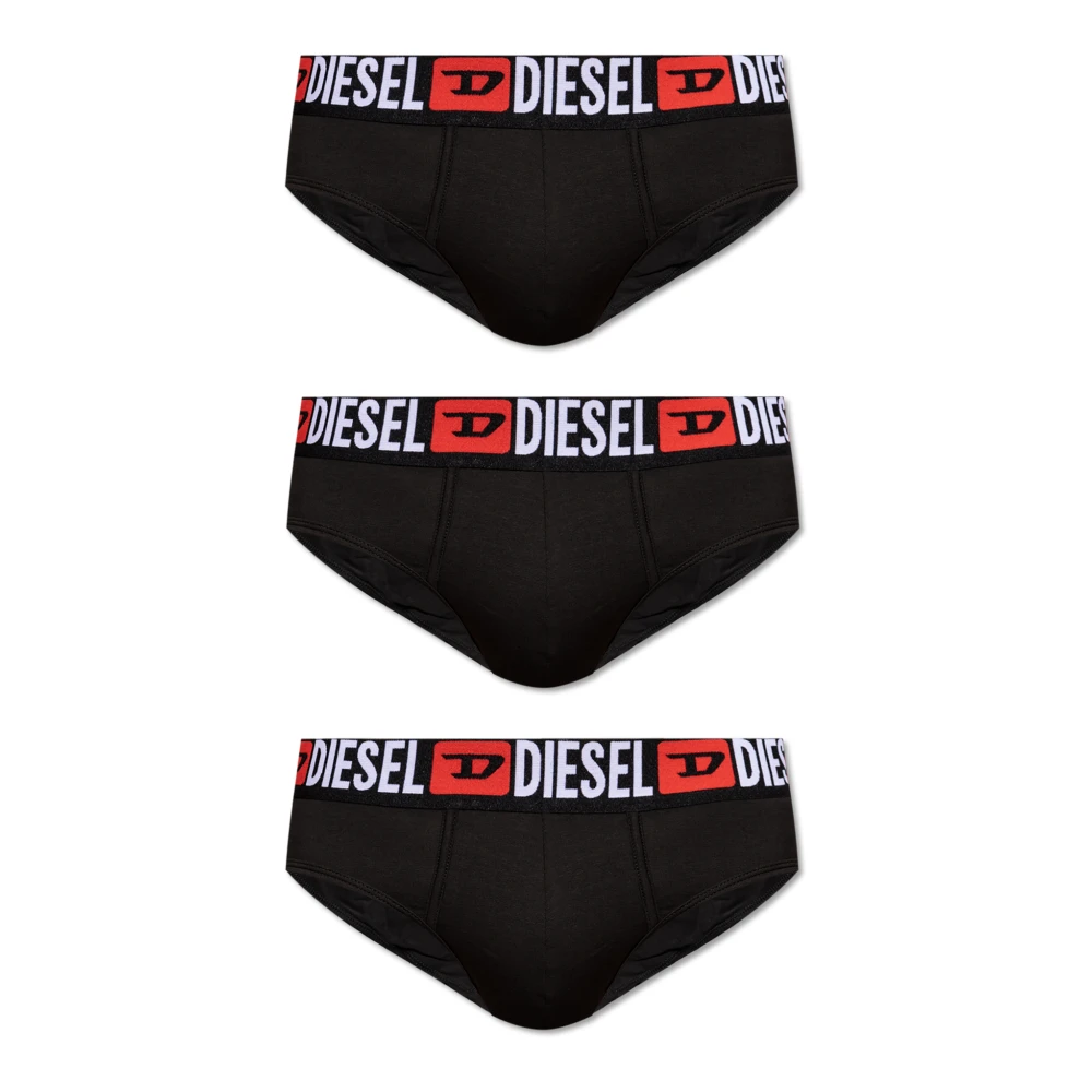Diesel Uomo Nero - Slip Triconfezione - Underwear - Xs